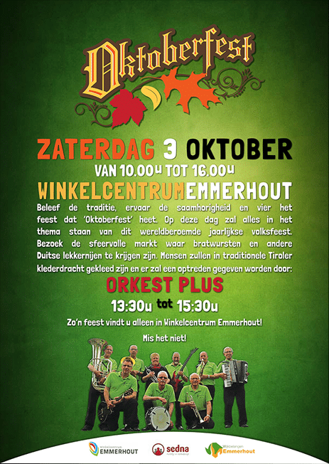 Oktoberfest evenement in Emmerhout